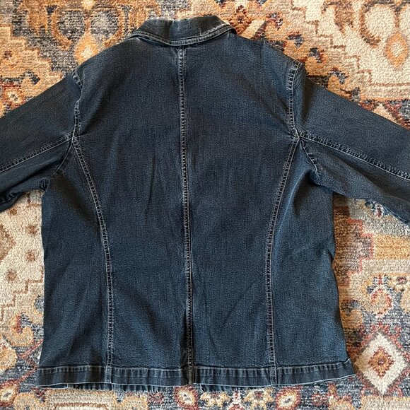 Bonita Denim Jean Jacket Size L EUC - Picture 4 of 6